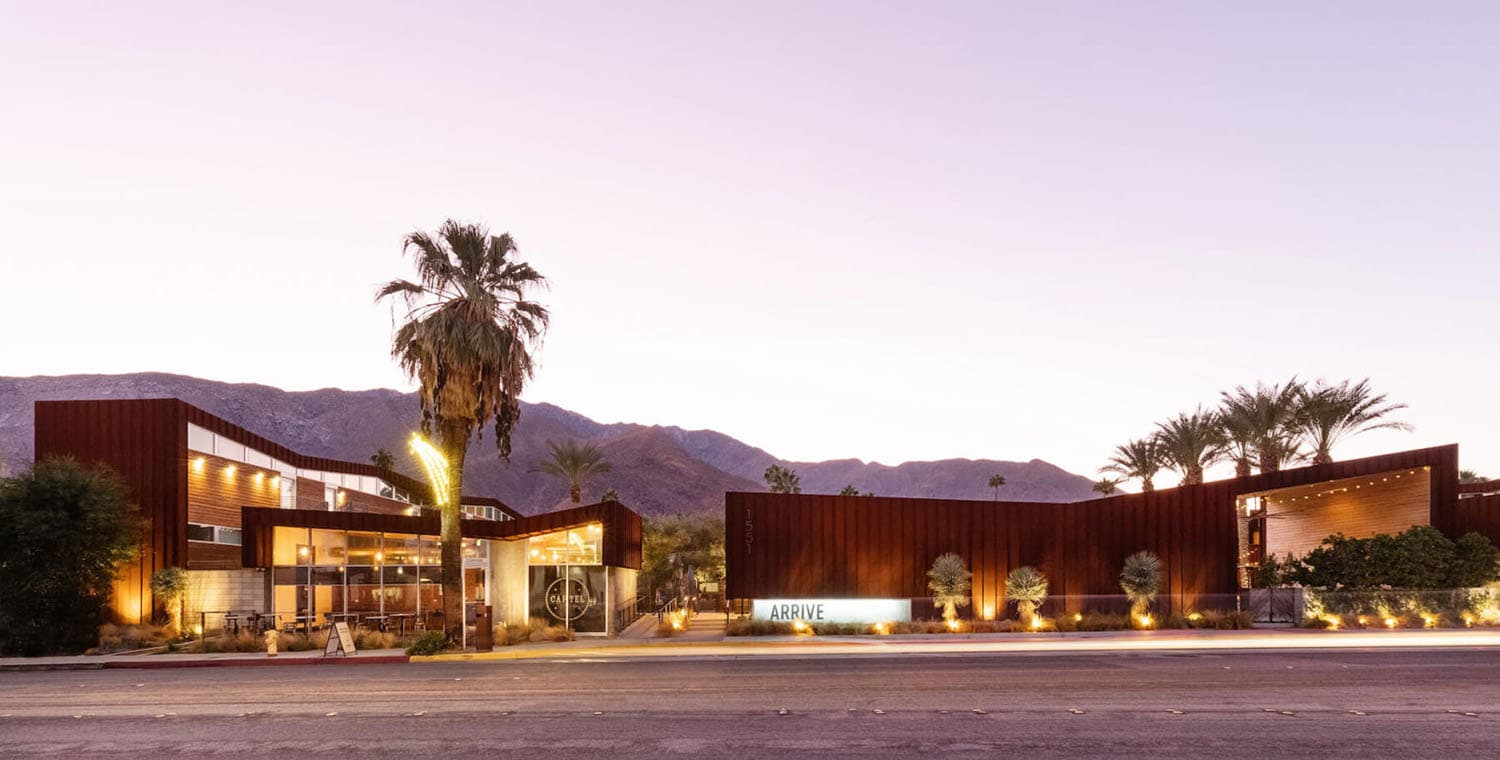 arrive palm springs exterior